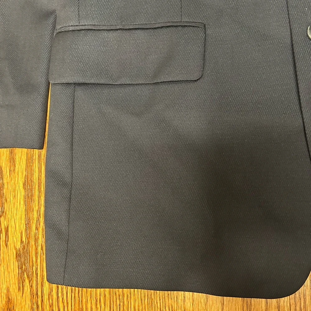 Claudio Morelli Mens Blazer Career Suit Single Breasted Pure Wool Size 40 Navy